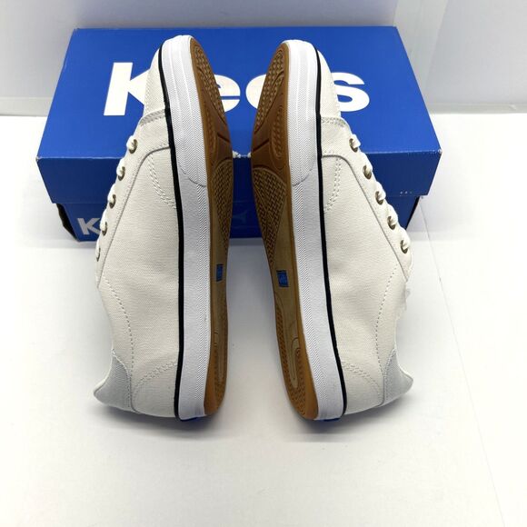 Keds Center III Canvas Lace Up White/Navy Women's Size 7M New in Box - Picture 3 of 9